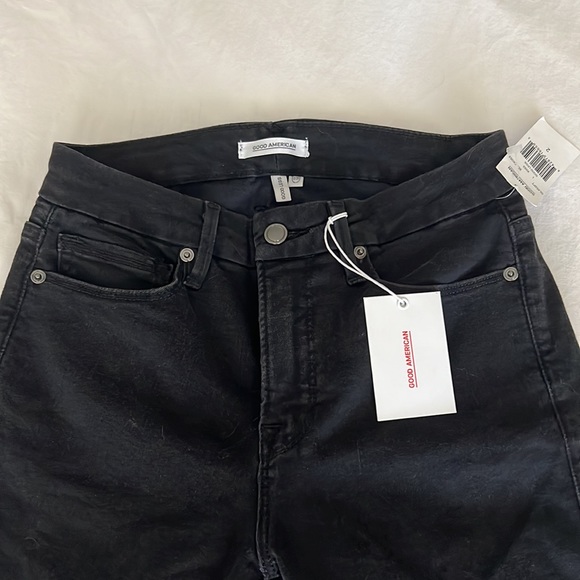 Good American Good Legs high rise skinny jeans - Black Size 2 - Picture 2 of 3